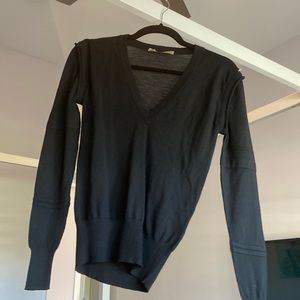 Balenciaga Paris V-Neck black sweater
